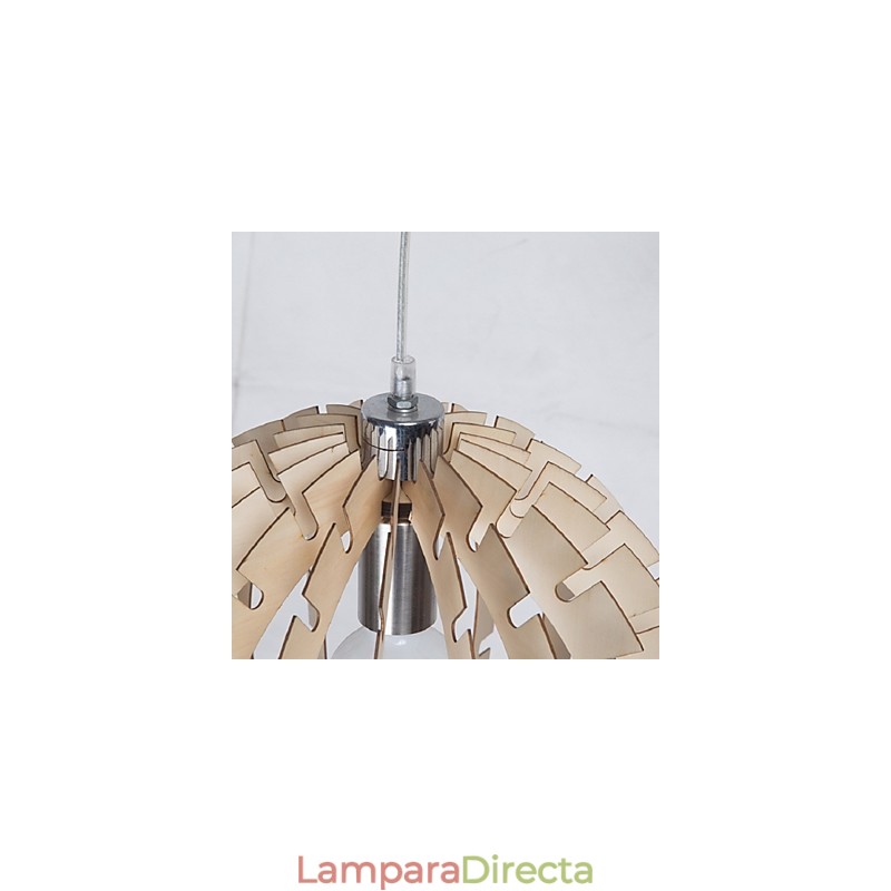 Lámpara de araña vintage de madera de otros tipos