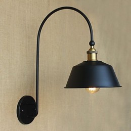Lámpara de pared decorativa de hierro para comedor, estilo loft, estilo industrial, estilo retro, estilo villa nostálgico, estilo country americano