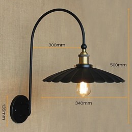 Apliques de pared Iluminación de baño Luces de pared para exteriores Luces de pared de lectura Tradicional Clásico Metal