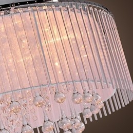 Lámpara empotrada moderna contemporánea de cristal galvanizado