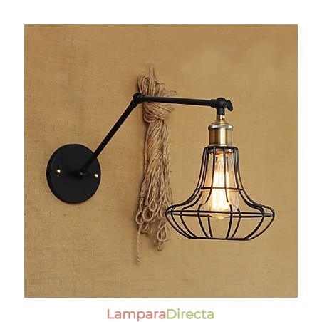 Apliques de pared Luces oscilantes Lámparas de pared de lectura Estilo mini Rústico Lodge Metal Apliques de pared Luces oscilantes Lámparas de pared de lectura Estilo mini Rústico Lodge Metal