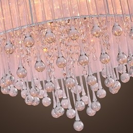 Lámpara empotrada moderna contemporánea de cristal galvanizado