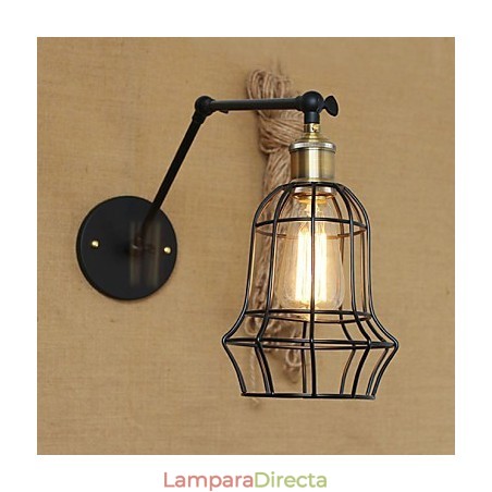 Apliques de pared Luces oscilantes Lámparas de pared de lectura Estilo mini Rústico Lodge Metal Apliques de pared Luces oscilantes Lámparas de pared de lectura Estilo mini Rústico Lodge Metal