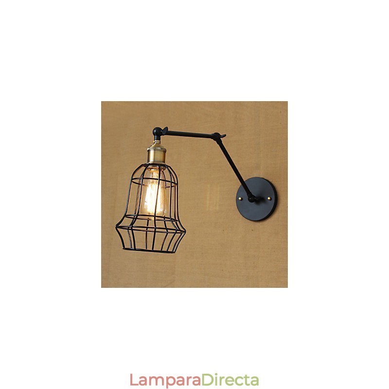 Apliques de pared Luces oscilantes Lámparas de pared de lectura Estilo mini Rústico Lodge Metal