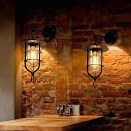 Apliques de pared estilo mini de metal