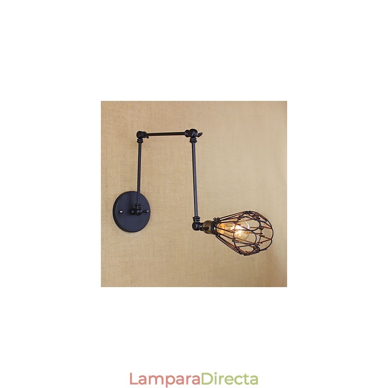 Lámpara de hierro para loft, estilo retro industrial, para pasillo, escaleras, mesa, restaurante, bar, creativa y sencilla