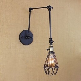 Lámpara de hierro para loft, estilo retro industrial, para pasillo, escaleras, mesa, restaurante, bar, creativa y sencilla