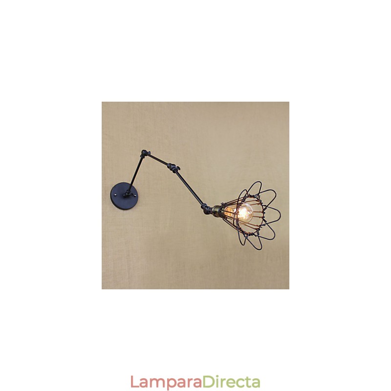 Lámpara de hierro para loft, estilo retro industrial, para pasillo, escaleras, mesa, restaurante, bar, creativa y sencilla