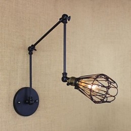 Lámpara de hierro para loft, estilo retro industrial, para pasillo, escaleras, mesa, restaurante, bar, creativa y sencilla