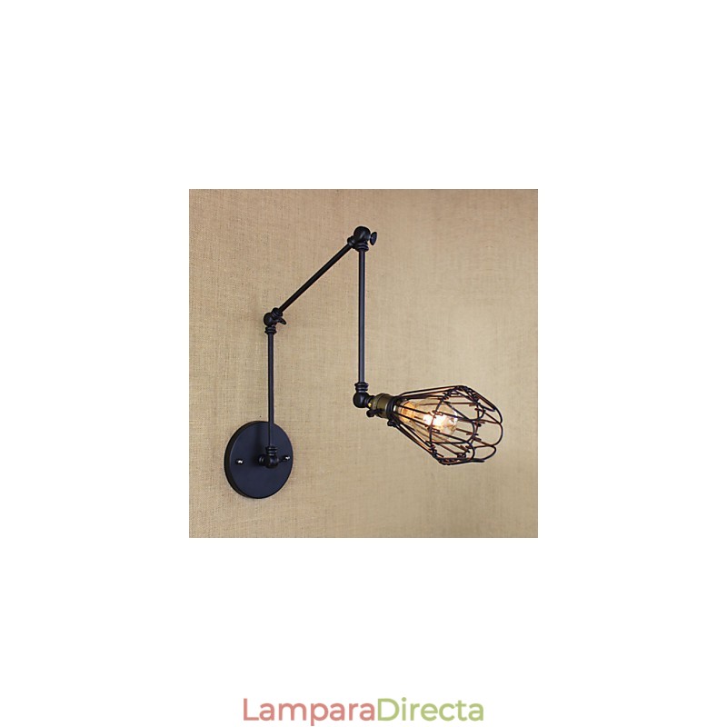 Lámpara de hierro para loft, estilo retro industrial, para pasillo, escaleras, mesa, restaurante, bar, creativa y sencilla