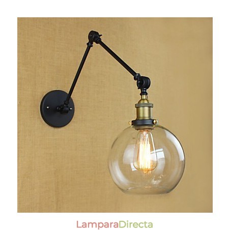 El brazo largo de la pared de vidrio de hierro industrial creativo telescópico dormitorio retro nostálgico restaurante pasillo plegable El brazo largo de la pared de vidrio de hierro industrial creativo telescópico dormitorio retro nostálgico restaurante pasillo plegable