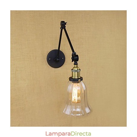 El brazo largo de la pared de vidrio de hierro industrial creativo telescópico dormitorio retro nostálgico restaurante pasillo plegable El brazo largo de la pared de vidrio de hierro industrial creativo telescópico dormitorio retro nostálgico restaurante pasillo plegable