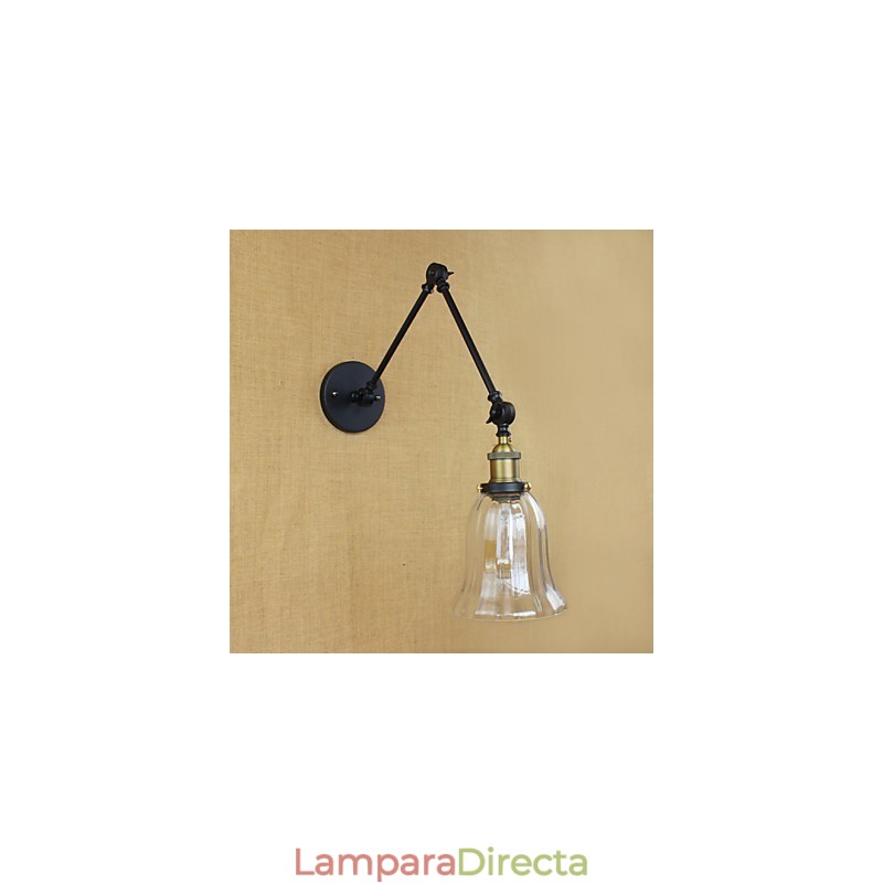 El brazo largo de la pared de vidrio de hierro industrial creativo telescópico dormitorio retro nostálgico restaurante pasillo plegable