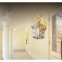 Lámpara de exterior Lámpara de jardín Lámpara de exterior Lámpara de cobre completo B