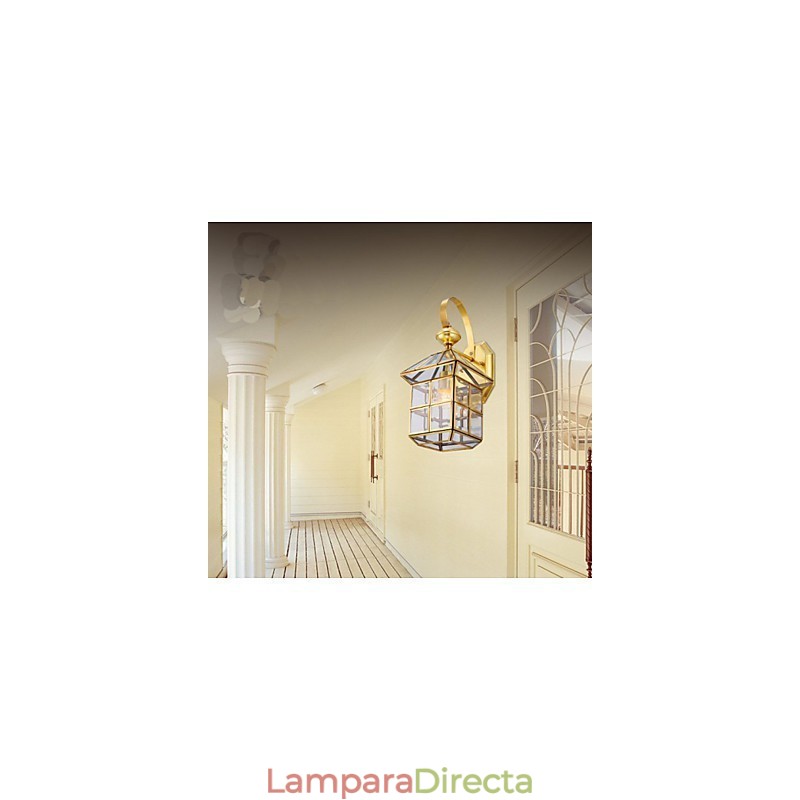 Lámpara de exterior Lámpara de jardín Lámpara de exterior Lámpara de cobre completo B