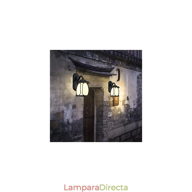 Lámpara de pared americana creativa, resistente al agua, restaurando formas antiguas, de estilo fuera de Europa.