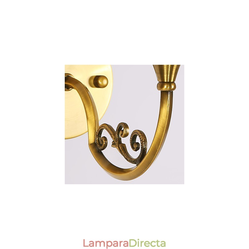 Lámparas de pared clásicas para dormitorio, apliques de pared de metal sencillos para sala de estar, bar, cafetería, pasillo, balcón.