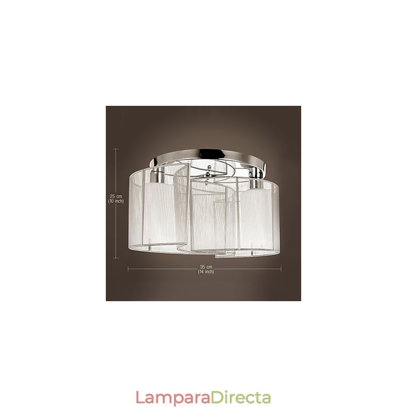 Lámpara de techo de diseño moderno de 2 luces