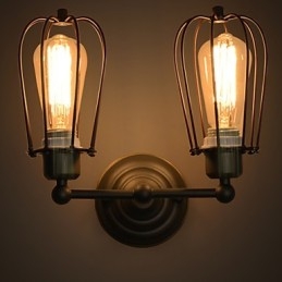 Lámpara de pared antigua estilo loft estilo americano estilo hierro industrial