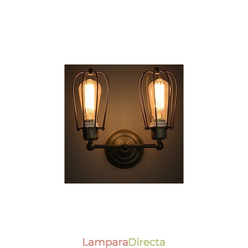 Lámpara de pared antigua estilo loft estilo americano estilo hierro industrial