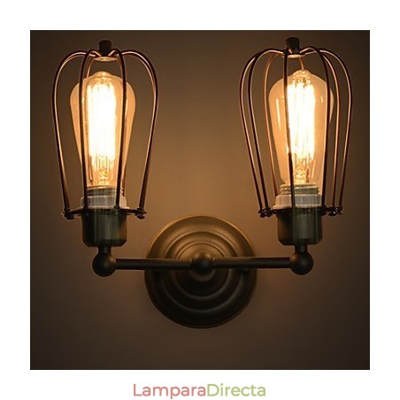Lámpara de pared antigua estilo loft estilo americano estilo hierro industrial Lámpara de pared antigua estilo loft estilo americano estilo hierro industrial
