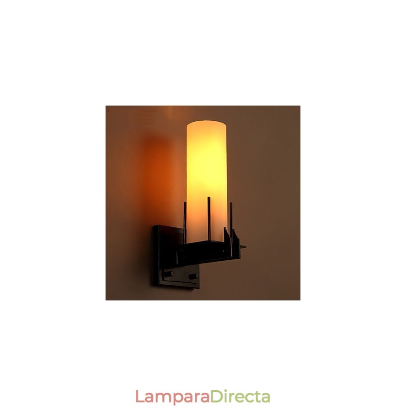 Lámpara de pared estilo candelabro con personalidad retro contemporánea y estilo loft.