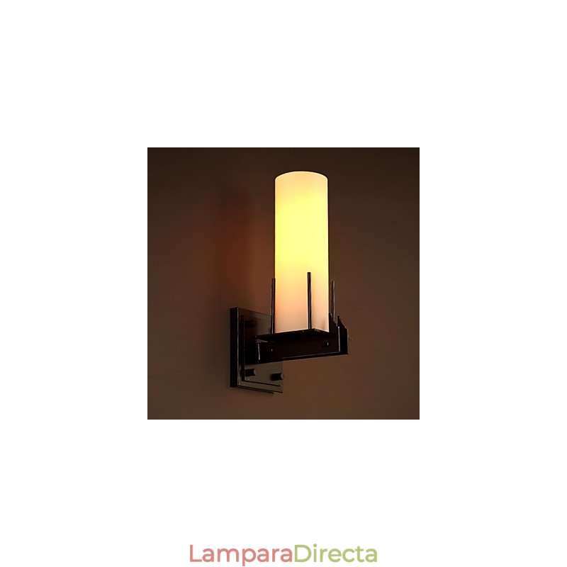 Lámpara de pared estilo candelabro con personalidad retro contemporánea y estilo loft.