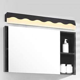 Iluminación de baño Bañadores de pared Apliques de pared de lectura Mini estilo Moderno Contemporáneo Metal