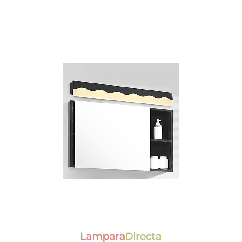 Iluminación de baño Bañadores de pared Apliques de pared de lectura Mini estilo Moderno Contemporáneo Metal