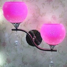 Lámpara de pared de noche de hotel estilo europeo elegante y arcaica