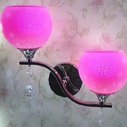 Lámpara de pared de noche de hotel estilo europeo elegante y arcaica