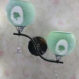 Lámpara de pared de noche de hotel estilo europeo elegante y arcaica