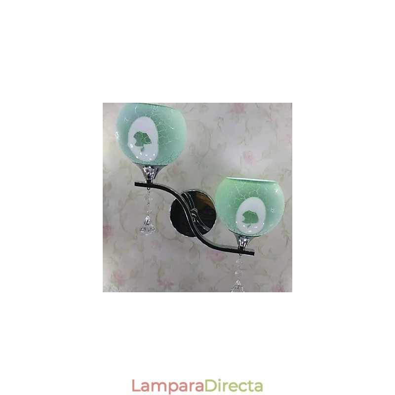 Lámpara de pared de noche de hotel estilo europeo elegante y arcaica