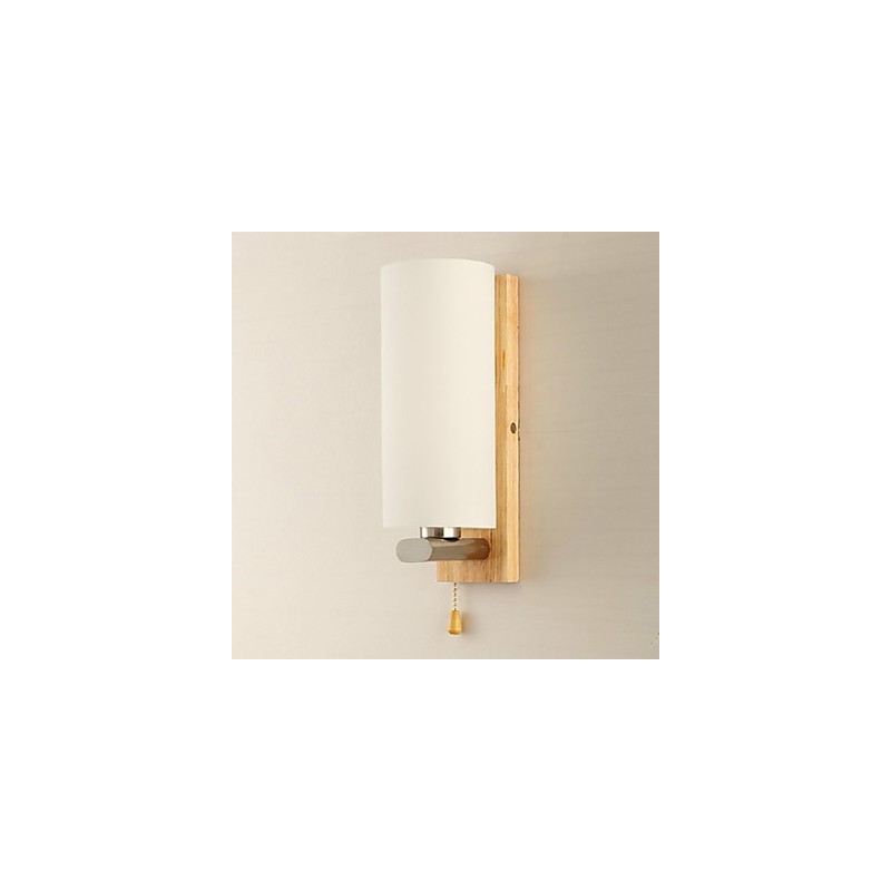 Apliques de pared modernos contemporáneos de madera y bambú