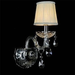 Apliques de pared estilo mini cristal, luces de pared con forma de vela, vidrio moderno y contemporáneo