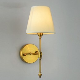 Lámparas de pared clásicas para dormitorio, apliques de pared de metal sencillos para sala de estar, bar, cafetería, pasillo, balcón.