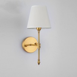 Lámparas de pared clásicas para dormitorio, apliques de pared de metal sencillos para sala de estar, bar, cafetería, pasillo, balcón.