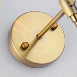 Lámparas de pared clásicas para dormitorio, apliques de pared de metal sencillos para sala de estar, bar, cafetería, pasillo, balcón.