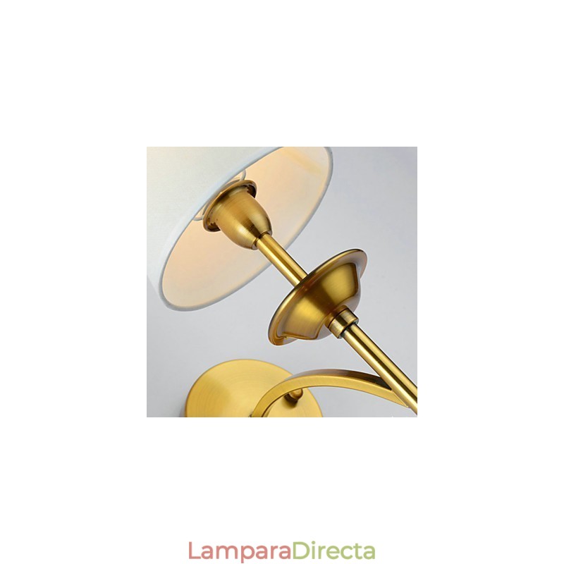 Lámparas de pared clásicas para dormitorio, apliques de pared de metal sencillos para sala de estar, bar, cafetería, pasillo, balcón.