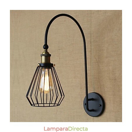 Lámpara de pared decorativa de un solo cabezal, creativa, estilo retro mediterráneo nórdico. Lámpara de pared decorativa de un solo cabezal, creativa, estilo retro mediterráneo nórdico.