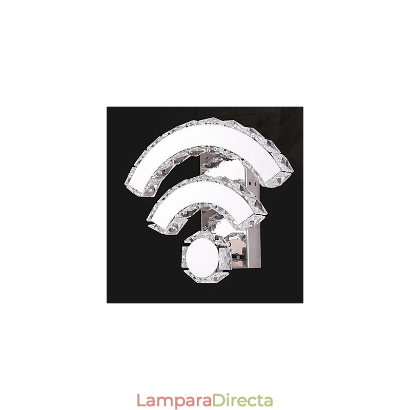 Apliques de pared de cristal estilo mini moderno contemporáneo de cristal