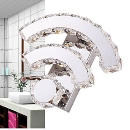 Apliques de pared de cristal estilo mini moderno contemporáneo de cristal
