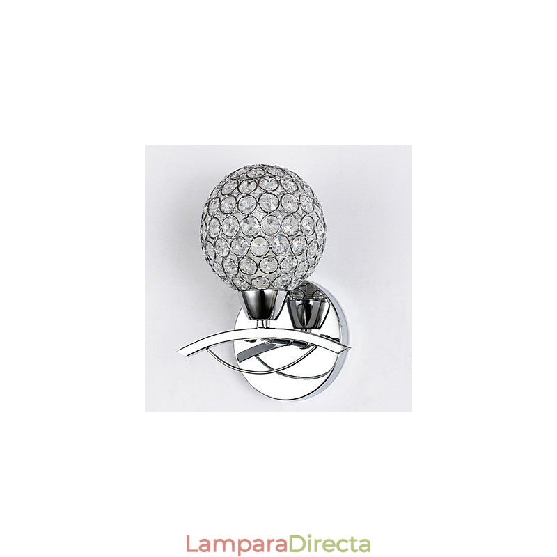 Apliques de pared Lámparas de pared de lectura Cristal Mini Estilo Moderno Contemporáneo Metal