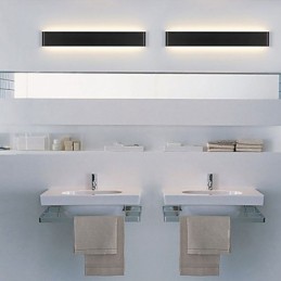 Apliques de pared Iluminación de baño Moderno Contemporáneo Metal