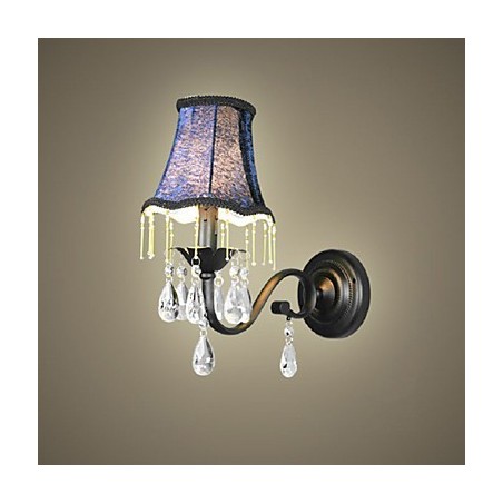 Lámpara de pared de cristal con pantalla de tela, la más vendida en Europa y EE. UU. Lámpara de pared de cristal con pantalla de tela, la más vendida en Europa y EE. UU.