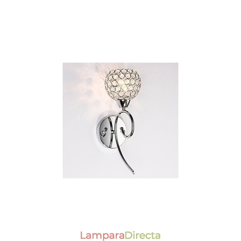 Apliques de pared Lámparas de pared de lectura Cristal Mini Estilo Moderno Contemporáneo Metal