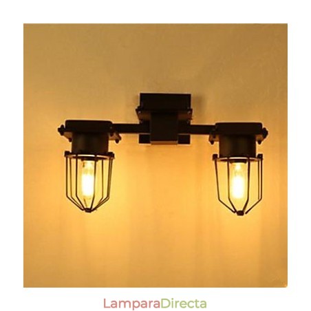 Lámpara de pared de hierro forjado para pasillo, escalera y cabecera de cama. Lámpara de pared de hierro forjado para pasillo, escalera y cabecera de cama.