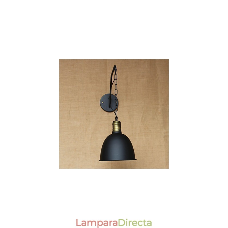Lámpara de pared con personalidad simple y creativa, cadena industrial, lámpara de pared de noche para dormitorio, pasillo, hierro retro americano