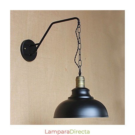 Lámpara de pared con personalidad simple y creativa, cadena industrial, lámpara de pared de noche para dormitorio, pasillo de hierro retro americano Lámpara de pared con personalidad simple y creativa, cadena industrial, lámpara de pared de noche para dormitorio, pasillo de hierro retro americano