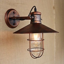 Lámpara de pared estilo loft industrial, estilo almacén, creativa, para sala de estar, balcón, estilo nostálgico, retro, pastoral, con escalera.